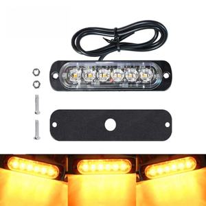Accesorios de Iluminación para Camiones y Automóviles, Barra de Luces Intermitentes de 6 LED, Lámpara de Señalización Lateral, Luz de Tráfico, 12V 5W, 2 Años de Garantía - Product Image 5