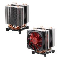 Ventilateur de refroidissement RGB avec caloduc combiné cuivre-aluminium LED pour le refroidissement complet du processeur et l'utilisation en boîtier d'ordinateur