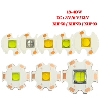 Perles de lampe LED SMD XHP50 T6 XHP70 XHP90 DC 3V/6V/12V, diodes 18W 20W 40W, LED haute puissance pour lampe torche à lumière forte