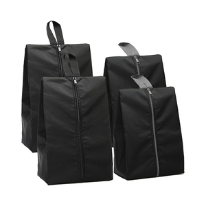 Pochette de rangement pour chaussures noire imperméable avec fermeture éclair, Blosa Para Zapatos, organisateur de chaussures de voyage portable personnalisé pas cher - Product Image 1