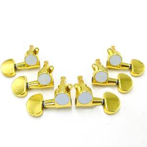 Set di teste di macchina per accordatori sigillati in oro 3 r3l per chitarra elettrica o chitarra acustica - Product Image 1