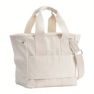 Sac à main personnalisé pour femme, sac de travail quotidien, sac fourre-tout en toile personnalisé avec logo imprimé sur mesure - Product Image 2