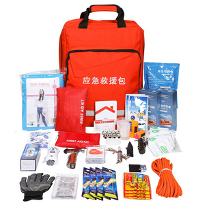 Kit de Rescate de Emergencia de Tela Oxford Impermeable para Evacuación en Desastres, Terremotos, Familia, Juego para 3 o 4 Personas - Product Image 1