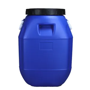 Üretici özelleştirilmiş 50L dayanıklı plastik malzeme su davul mavi plastik variller kimyasal varil