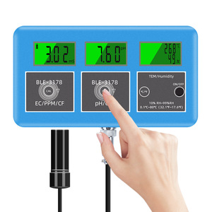Analizador de Calidad del Agua BLE-3178, Medidor en Línea de EC, PPM, CF, pH, ORP, Temperatura y Humedad para Piscinas, Laboratorios y Acuicultura - Product Image 5
