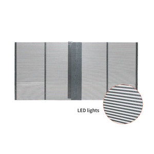 LED Transparent <b>Display</b> Screen P3.91 Indoor Full Color Light Blue <b>Wall</b> Mount Advertising Panel 1500cd 60Hz IP20 - Product Image 6