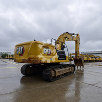 Excavatrice sur chenilles d'occasion CAT 336 de 36,8 tonnes, machine de terrassement hydraulique, exportateur CAT336GC CAT340 CAT330 pour la préparation des chantiers