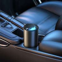 Diffuseur de parfum de voiture portable de luxe en métal avec lumière d'ambiance, parfum personnalisé, huile essentielle, désodorisant