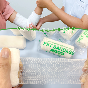 Bandage élastique jetable en PBT rouleau de gaze de premiers soins médicaux pour pansement de plaies équipement de sauvetage traumatologique de soins d'urgence - Product Image 5