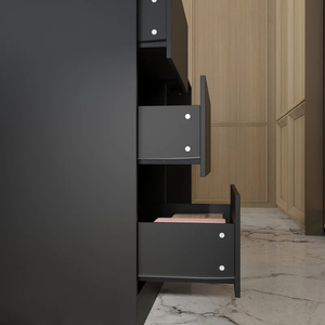 Mostrador <span class=keywords><strong>de</strong></span> Recepción Moderno <span class=keywords><strong>de</strong></span> Madera Maciza Ecológica, Mueble <span class=keywords><strong>de</strong></span> <span class=keywords><strong>Entrada</strong></span>, Vitrinas Multifuncionales, Estantería, Exhibidor - Product Image 5