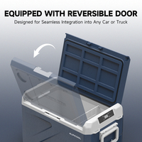 Pour ICF19 Portable Camping Congélateur Mini Capacité Double Usage Refroidisseur Compresseur Réfrigérateur Électrique En Plein Air Voiture En Plastique