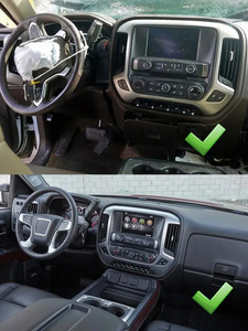 GPS NAVI Wifi Tesla phong cách màn hình Android đài phát thanh nâng cấp Carplay Stereo cho Chevrolet Silverado 1500 GMC Sierra 2014-2019 - Product Image 3