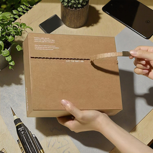 Tùy chỉnh bao bì sóng nhanh gói giấy xé Dải UV lớp phủ dập nổi cho gửi thư hộp dây kéo vận chuyển hộp - Product Image 4