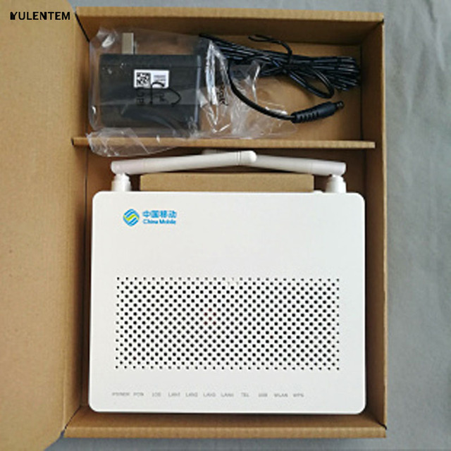 Used FTTH GPON EPON ONT Modem ONU HG8546M with 1GE+3FE+1POT+USB+Wi-Fi+4G