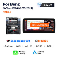 Radio para Auto con Android 13, 8GB, 128GB, Auto Car-Play, para Benz Clase G W461 W463 2011-2018, Video, Audio, BT, DSP, Qualcomm Snapdragon 680