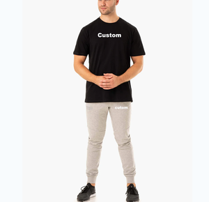 เสื้อยืดแขนสั้นบุรุษสีเขียวมะกอกพร้อมเสื้อยืดออกกำลังกาย95% 5% คอตตอน Pima อีลาสติน - Product Image 5