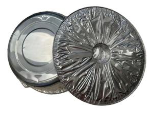 หม้อฟอยล์อลูมิเนียมขนาดใหญ่ 8000 มล. แบบใช้แล้วทิ้ง ถาดฟอยล์อลูมิเนียมเกรดอาหารพร้อมฝาปิด ภาชนะใส่อาหาร - Product Image 3