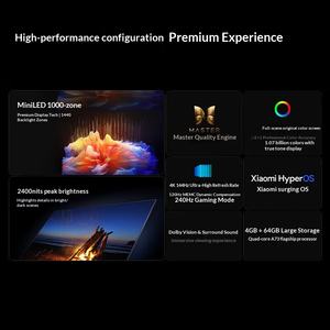 Téléviseur Mijia TV S <span class=keywords><strong>Pro</strong></span> 85 MiniLED Classe 1 85 pouces 144Hz 4K Grand Stockage LCD HD avec Cabinet Noir - Product Image 2