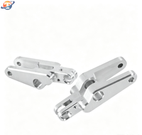 Support de fourche en alliage d'aluminium 6061 usiné sur mesure par CNC, fourche de charnière usinée avec précision pour l'automatisation industrielle OEM ODM