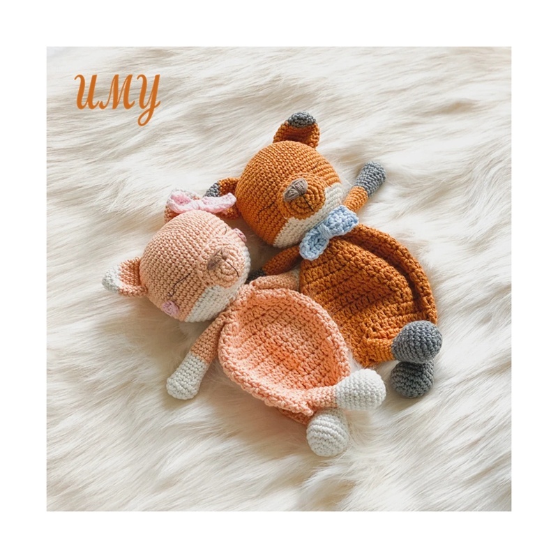 Handmade Soft Toys Crochet Fox Doudou