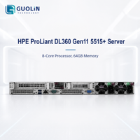 Server Enterprise HPE ProLiant DL360 Gen11 P83287-005 Intel Xeon 5515+ 64GB MR408i-o 4GB yang Laris Manis