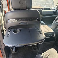 Plateau pliable pour siège arrière pour Geely Monjaro KX11 Volga K50 2021-2026, bureau pour ordinateur portable, table à manger, chargeur sans fil, porte-gobelet