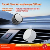 Diffuseur d'arômes magnétique personnalisable pour grille d'aération de voiture avec élimination des odeurs et décoration, en plastique ABS et construction métallique