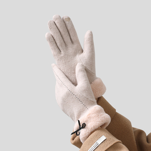 Fashion Ladies Fall Winter Windproof Touchscreen Daily Use Commuting Shopping Stay <strong>Warm</strong> <strong>Gloves</strong> - Product Image 5