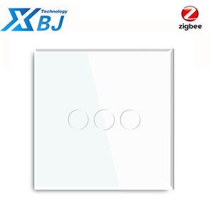 Interruptor inteligente de pared con <span class=keywords><strong>Wifi</strong></span> y control táctil, 1/2/<span class=keywords><strong>3</strong></span> entradas, estándar europeo, para Smart Life, Tuya - Product Image 2