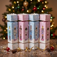 Coffret Cadeau de Luxe Personnalisable pour Noël : Boîte à Bonbons et Crackers Remplissable pour Parfums, Produits de Beauté et Fêtes