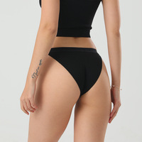 Celana Dalam Wanita Katun OEM 2025 Tanpa Jahitan Model G-String Lembut Nyaman Bernapas Celana Dalam Wanita Pinggang Rendah untuk Pemakaian Sehari-hari