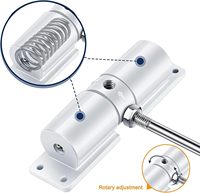Cierrapuertas de resorte de cierre automático de alta resistencia Puerta de madera de aluminio Cierrapuertas hidráulico automático