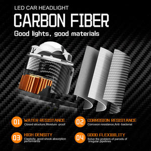 Gicoo 3.0 Inch Bi Led <b>Projector</b> Lens Headlights for H4 H7 Audi 9005 9006 160W 90000LM Double Lens Dual <b>Light</b> High Low Beam 12V - Product Image 5