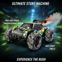 Voiture de course télécommandée 2.4G pour enfants, haute vitesse, drift, lumières pulvérisantes, 4x4, jouet d'escalade, vente en gros pour supermarchés et magasins de jouets pour garçons