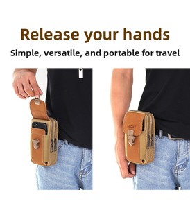 Riñonera Táctica Molle para Hombre, Bolsa Pequeña para Cinturón, Funda para Teléfono, Paquete Multifuncional y Tarjetero - Product Image 5