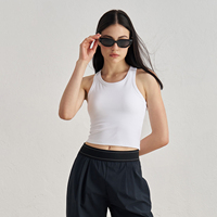 Soutien-gorge de sport respirant pour femme, nouveau style dos nageur, avec logo personnalisé, pour Pilates et fitness, débardeur de yoga color block, vente en gros, personnalisable