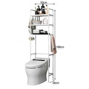 Estante Esquinero para Baño, Acabado Cepillado, en Oferta - Product Image 3