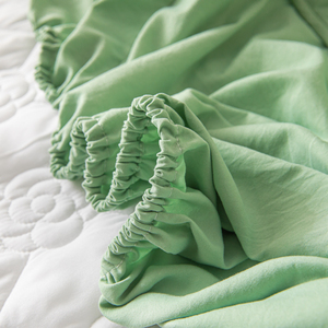 Protège-matelas imperméable de qualité supérieure, respirant, silencieux, style drap-housse, anti-punaises de <span class=keywords><strong>lit</strong></span>, pour hôtel et maison - Product Image 4