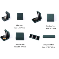 Boîte à bijoux en plastique vert avec lumière LED, personnalisable avec logo, pour colliers, bracelets et bagues – Fournisseur d'usine