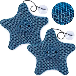 Hot Tub Scum Absorber Reusable Spa & Pool Cleaner, Essential Hot Tub Accessories for Scum, Hot Tub Oil Absorbing Sponge (Star)