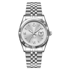 Montre Chic Rétro pour Femme avec Lunette Cannelée, Cadran Rond, Style Luxe, Mouvement Quartz - Product Image 5