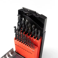 Jeu de forets hélicoïdaux HSS DIN338 à queue droite pour le perçage du métal, de l'acier inoxydable et de l'aluminium