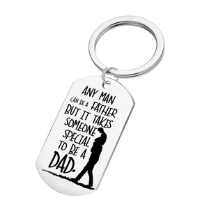 Porte-clés avec citation inspirante, en acier inoxydable, étiquette métallique gravée, porte-clés pour meilleur ami, cadeau familial, souvenir, vente en gros - Product Image 2
