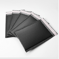 Autocollants à bulles en poly noir mat avec bandes adhésives, vente d'usine, 100 pièces