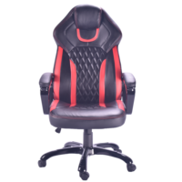 Chaise de course de style moderne Chaise pivotante en cuir PU pour joueur Chaise de jeu PUBG