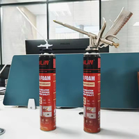 Vente en gros de mousse de montage PU Spray mousse de polyuréthane liquide pour le remplissage de l'écart