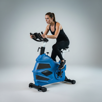 Bicicleta de Spinning con Transmisión por Correa Silenciosa, Libre de Mantenimiento, Acero Inoxidable, Alta Calidad, Resistencia Ajustable, Ecológica, Garantía de 3 Años