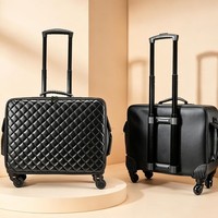 Trousse de Maquillage Professionnelle Grande Capacité en PU de 18 Pouces avec Fermeture Éclair et Poignée pour Outils de Manucure, Tatouage, Voyage et Cosmétiques