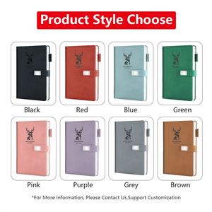 Cuaderno A5 Personalizado de Cuero PU, Diario de 160 Páginas, Cierre Magnético, Páginas Rayadas Resistentes al Agua, Calendario con Vista Semanal para Estudiantes - Product Image 6