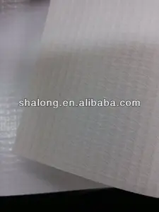 340GSM שאלונג PVC פלקס באנר 500D*500D להדפסה חיצונית חומרי פרסום סיטונאי משטח מבריק עם אור קדמי